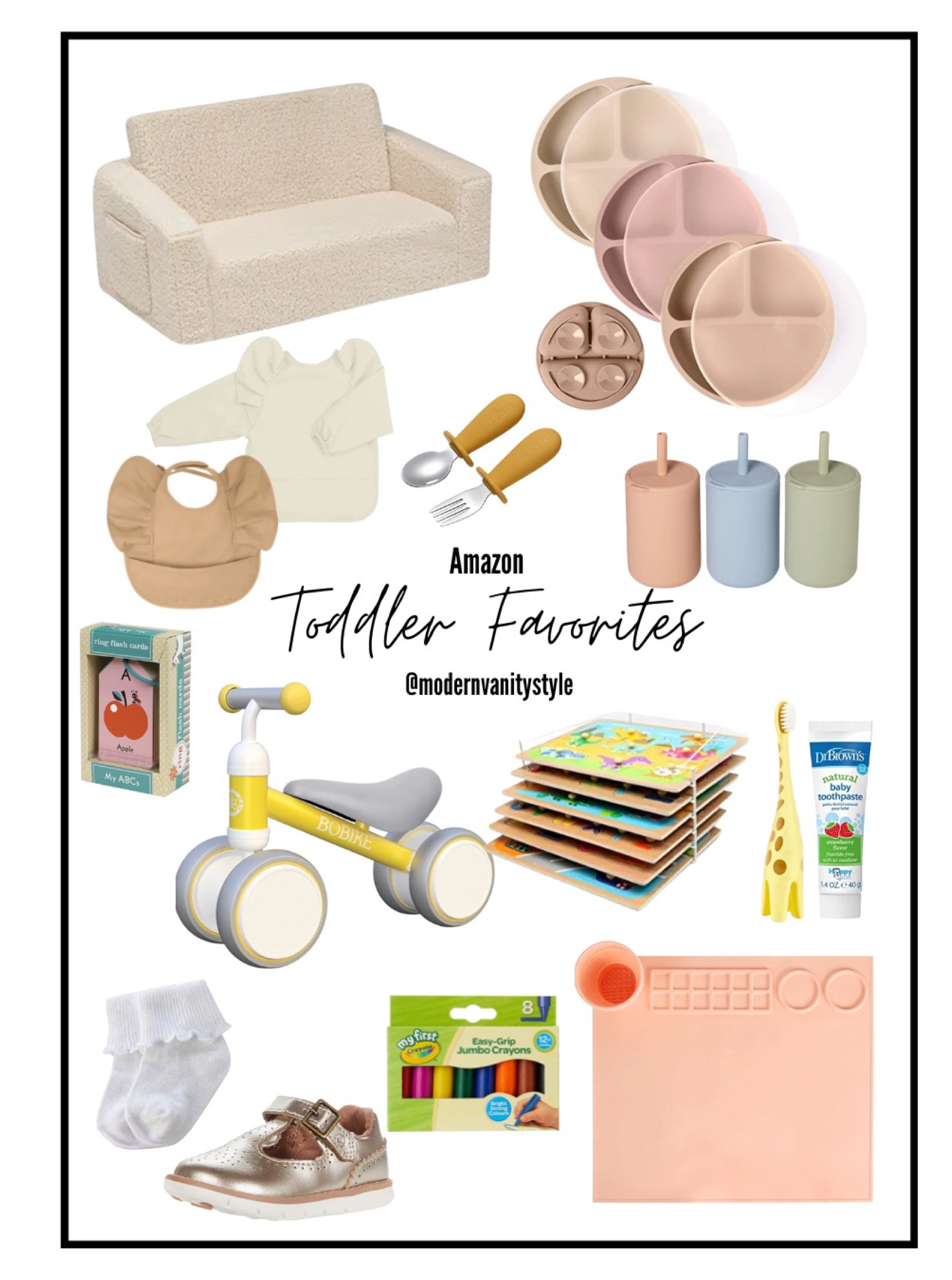 Toddler Favorites from Amazon! All approved by my daughter 
Utensils 
Suction plates
Toddler toys
Art supplies 
Walking shoes 
Toddler sofa 


#LTKbaby #LTKfamily #LTKkids