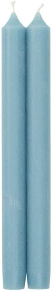 Caspari Straight Taper Candles in Stone Blue - 2 Per Package | Amazon (US)