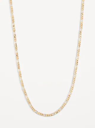 Real Gold-Plated Chain Necklace for Women | Old Navy (US)