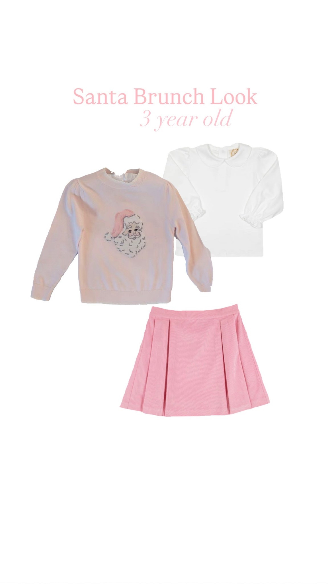 What we wore to brunch with Santa - 3 year old 

#LTKKids #LTKHoliday #LTKFindsUnder50