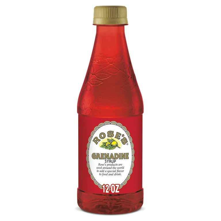 Rose's Cane Sugar Grenadine Mixer, 12 fl oz, Bottle | Walmart (US)