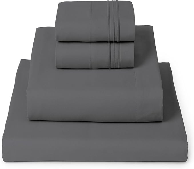 Mellanni King Sheets Set - 4 PC Iconic Collection Bedding - Hotel Luxury, Extra Soft, Cooling Bed... | Amazon (US)