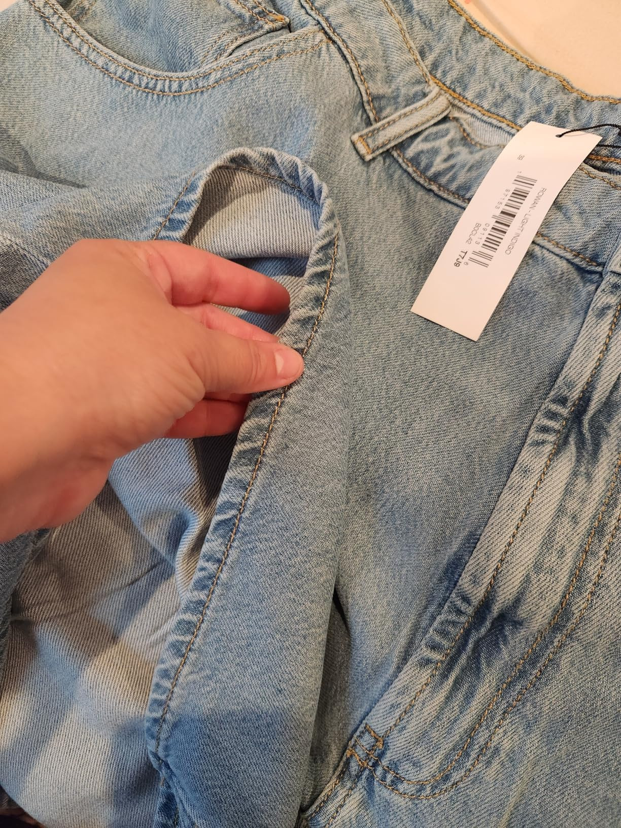 The Drop Women's Rowan Flared Denim Short | Amazon (US)