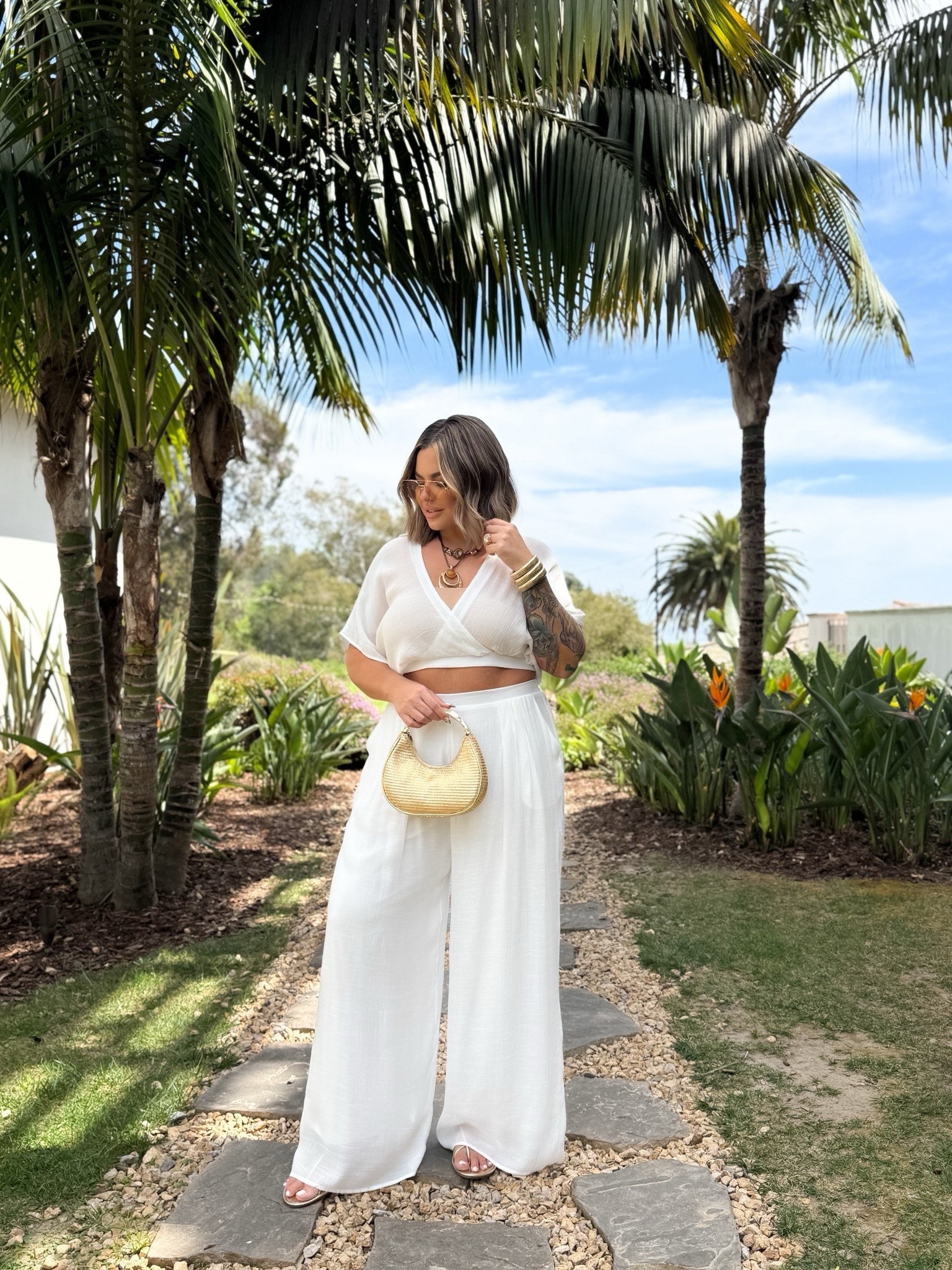 Set size xl it’s one you absolutely NEED for summer ! Pants have a lining so they are not sheer. It comes in 10 color ways. 
Bandeau top xl 

Follow my shop @shaynaslife on the @shop.LTK app to shop this post and get my exclusive app-only content!

#liketkit 
@shop.ltk
https://liketk.it/66oZW