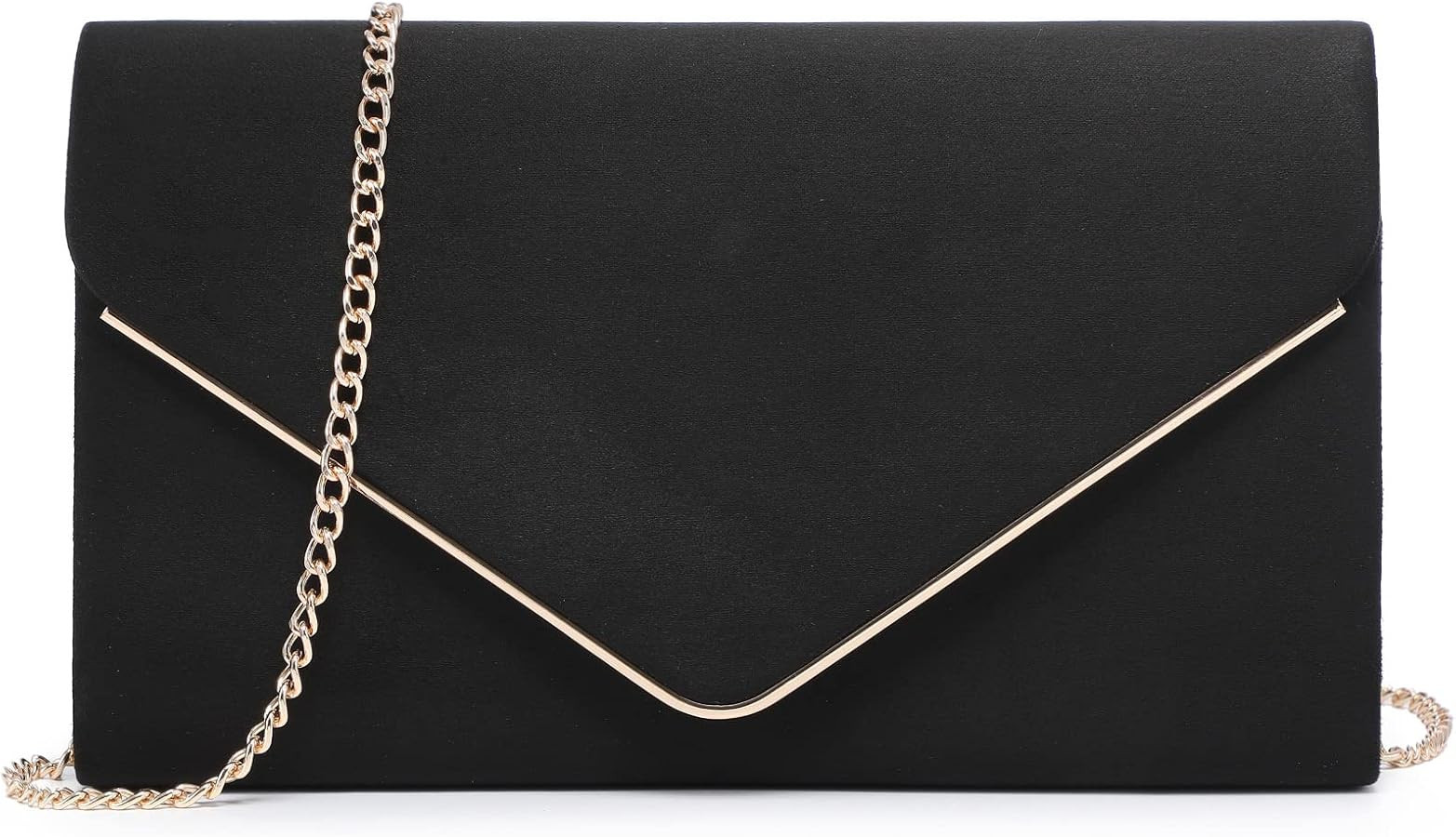 Dasein Women Faux Suede Evening Clutch Bags Formal Party Clutches Wedding Purses Cocktail Prom Cl... | Amazon (US)