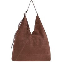 'Tocco di Lusso' Leather Brown Suede Bag | Debenhams UK