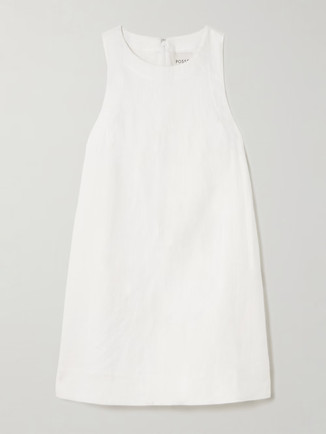 Linen Dress White