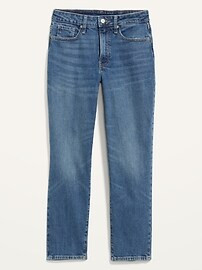 Curvy High-Waisted O.G. Straight Ankle Jeans for Women | Old Navy (US)