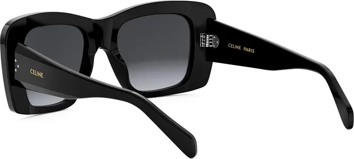 CELINE Bold 3 Dots 53mm Geometric Sunglasses | Nordstrom | Nordstrom