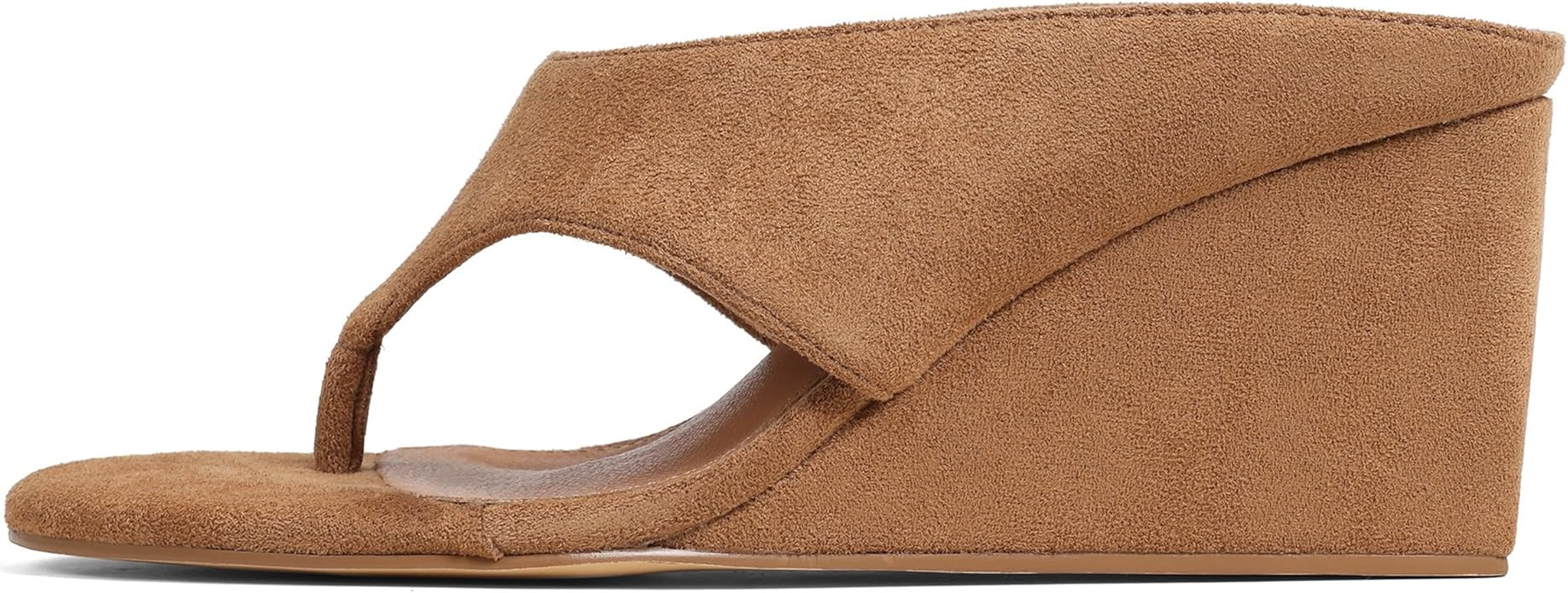 AMINUGAL Wedge Sandals for Women Trendy Dressy Summer Wedges Heels for Women Chunky Heel Open Rou... | Amazon (US)