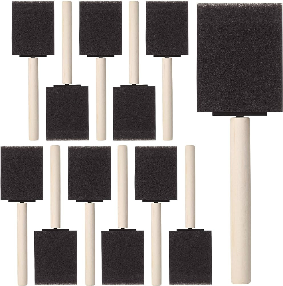Bates- Foam Paint Brushes, 2 Inch, 16 Pack, Sponge Brushes, Sponge Paint Brush, Foam Brushes for ... | Amazon (US)