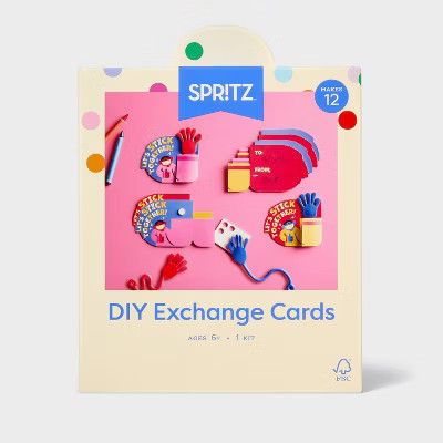 Valentine's Day High Five Sticky Hands Premium Exchange Cards - Spritz™ | Target