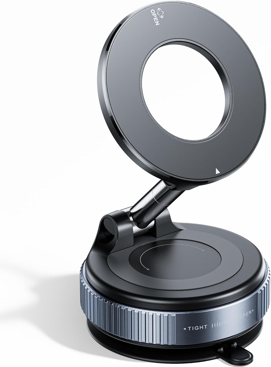 REOKILY 2026 Upgraded Vacuum Magnetic Car Phone Holder 360° Reinforced 96LBS Ultra Suction Cup Phone Mount for MagSafe Cell Phone Holders for Your Car/Gym/Mirror Mount for iPhone & Android | Amazon (US)