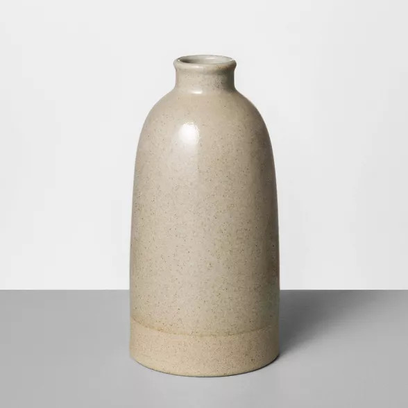 Stoneware Vase Gray - Hearth & Hand™ with Magnolia | Target
