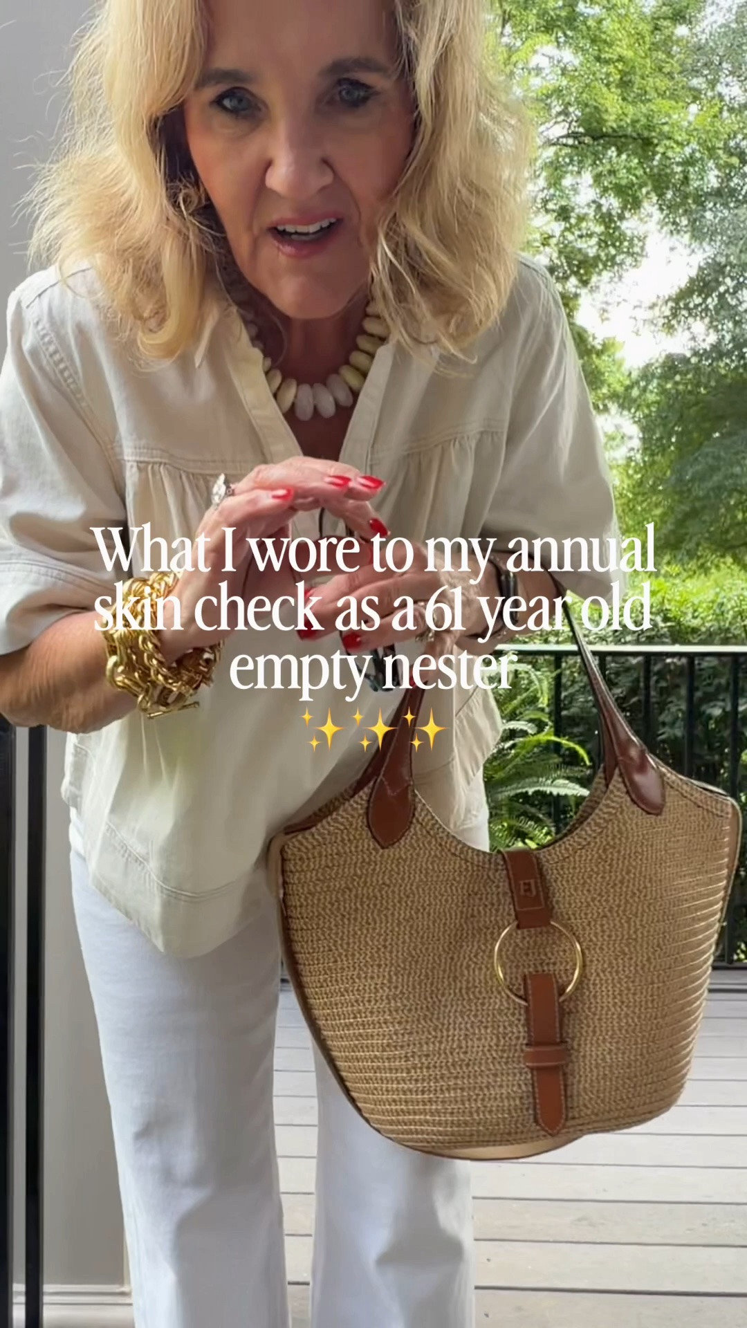 Neutral outfit 
Top size medium 
Jeans size 29 short 
10% off my tote with code NANETTE

#LTKOver40 #LTKootd #LTKPetite

#LTKSaleAlert #LTKdayinmylife