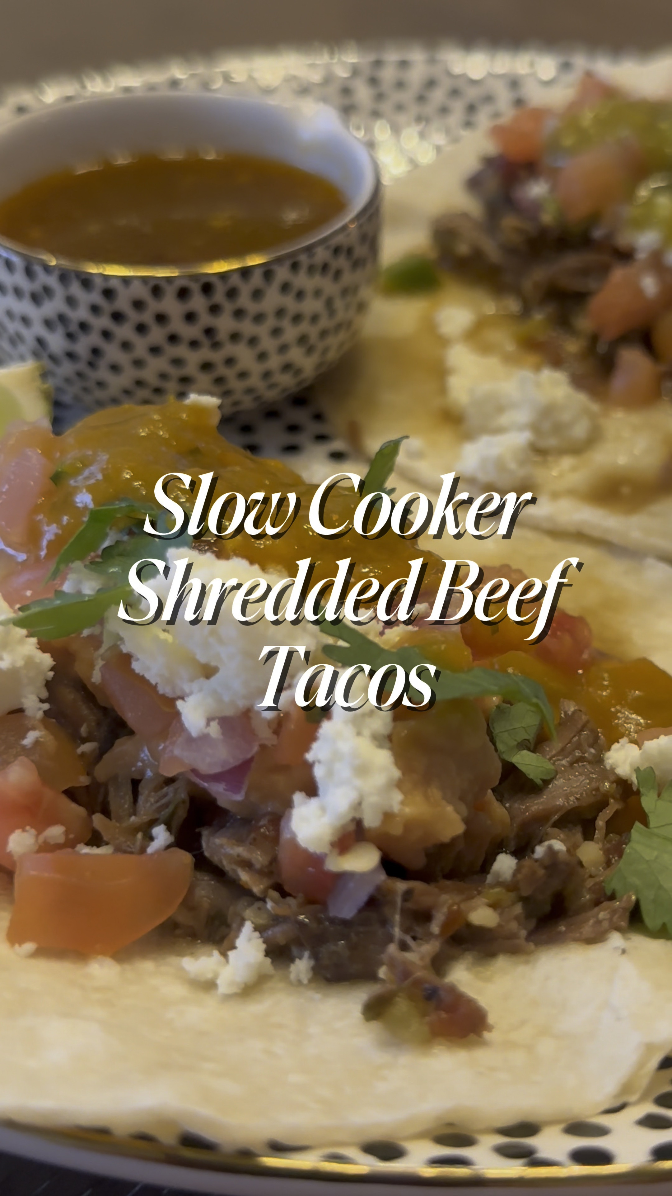 Comment TACO below for the recipe in your DMs! These Slow Cooker Shredded Beef Tacos are just so dang good. If only life were as easy as putting shredded beef in a slow cooker and forgetting about it! Now if only I could get my problems to shred themselves like this taco meat! 🌮🤷‍♂️ #LifeHack #TacoTherapy #SlowCookerWin

Ingredients: 

2-3lb chuck roast 
1 can rotel tomatoes 
1 can chopped green Chiles
2 tablespoons chopped Chipotle peppers in adobo sauce 
1 packet ranch seasoning mix

Place everything in your slow cooker, and cook on low for 8 hours! Enjoy! 

#slowcooked #birria #chuck #cooked #meat #braised #marinated #stew #brisket #oxtail #roasted #grilled #sirloin 

#LTKFamily #LTKHome