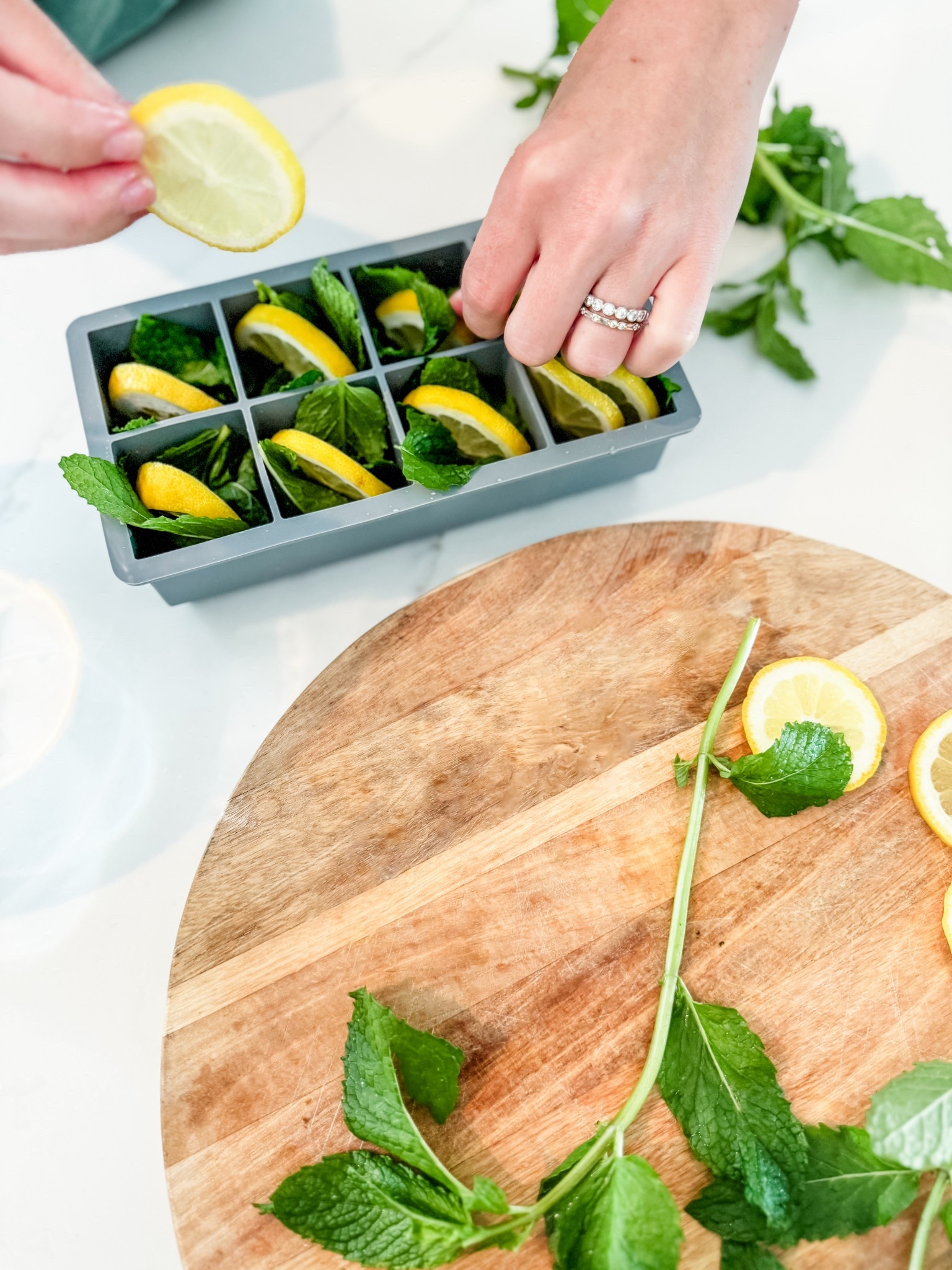 This ice cube tray is perfect for spicing up all of your favorite drinks. It's something that everyone should have in their kitchen! I love adding mint and lemon to my ice cubes. It’s so yummy with sparkling soda on top.

ice cube tray, silicone ice cube tray, kitchen must have, Amazon kitchen find, found it on Amazon, Amazon home essentials, drink ice cube tray, cocktail ice tray, infused ice cube tray, herb ice cube tray, fruit infused ice tray, flavored ice cubes, ice tray for drinks, ice cube mold, easy release ice tray, large ice cube tray, small ice cube tray, ice tray with lid, freezer ice tray, kitchen gadget Amazon, everyday kitchen tool, non stick ice cube tray, reusable ice cube tray, ice cube tray for sparkling drinks, drink accessory Amazon, drink garnish ideas, drink upgrade tool, ice tray for mint cubes, lemon ice cubes, entertaining must have, kitchen organization find, ice cube tray with compartments, drink prep tool, functional kitchen gadget, modern kitchen find, bar cart essential, drink station essential, easy ice tray, DIY flavored ice cubes, beverage accessory, summer drink must have, sparkling soda accessory, drink enhancer tray, fun kitchen find

#LTKHome #LTKParties #LTKSeasonal