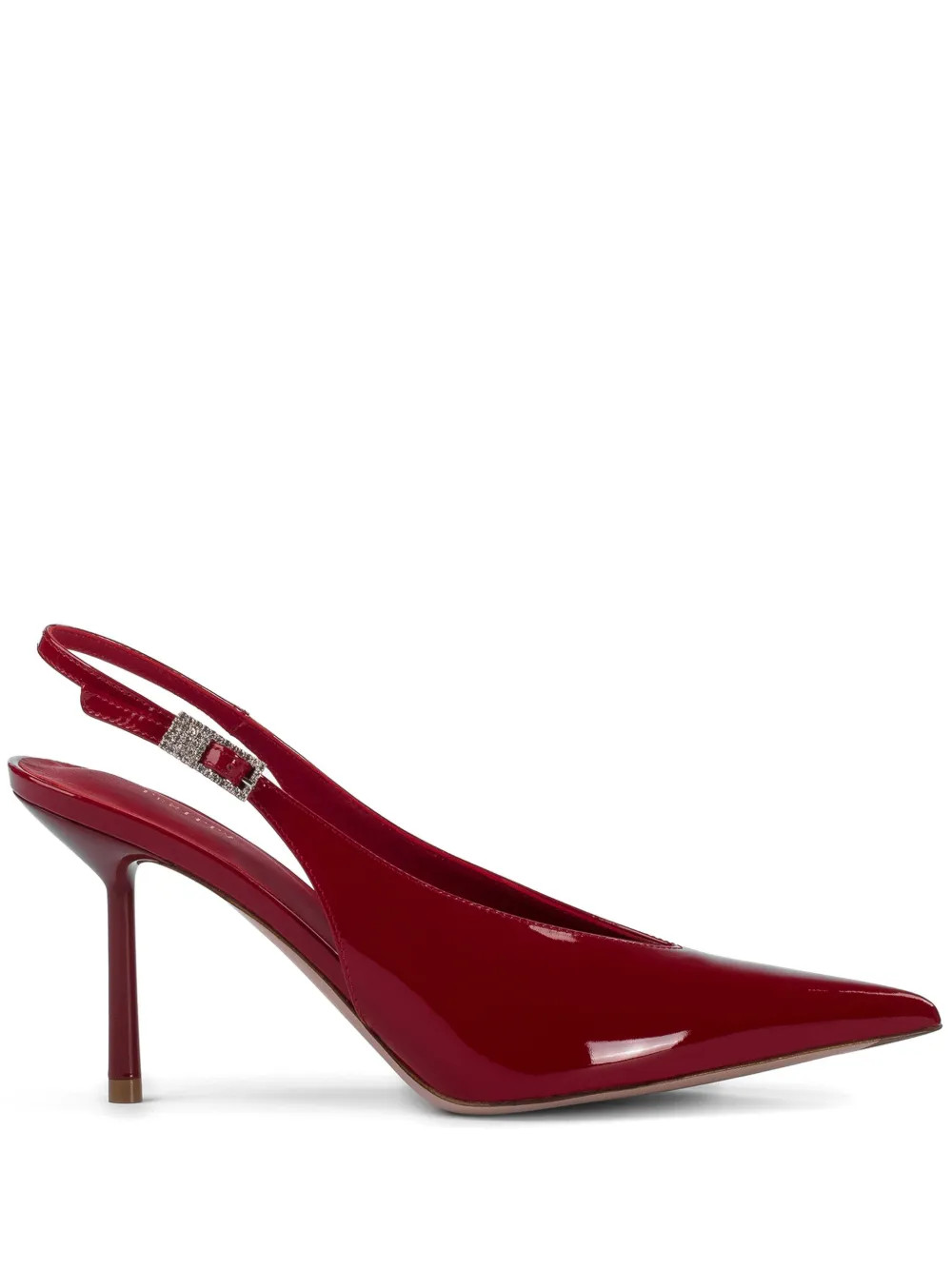 Le Silla Clivage 80mm Leather Pumps - Farfetch | Farfetch Global