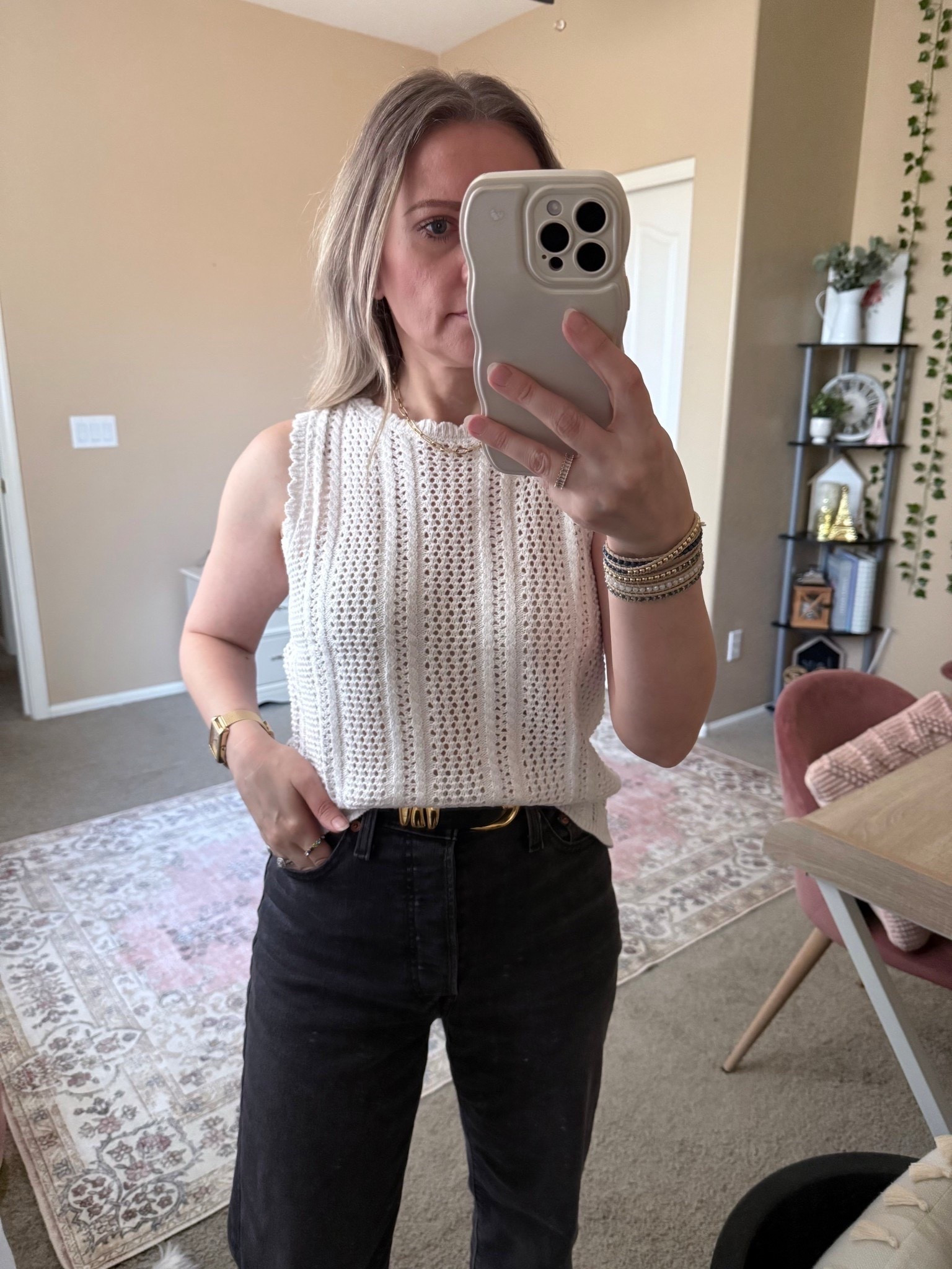 Perfect crochet tank top for summer. You can also wear it as a cover up. I’m in an Xs. Available in lots of colors. 30% off now. It will look cute with denim shorts too. 




#coverup #summeroutfit #resort
Crochet top, #LTKSummerEdit#LTKFindsUnder50 

#LTKSwim #LTKSeasonal