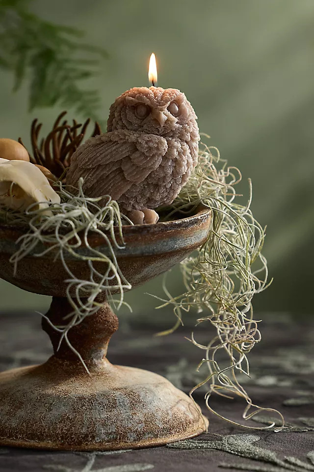Brown Owl Candle, Size: Small at Terrain | Terrain