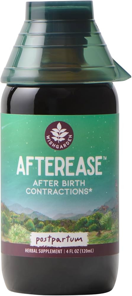 WishGarden Herbs AfterEase for After Birth Contractions - All-Natural Herbal Supplement with Cram... | Amazon (US)