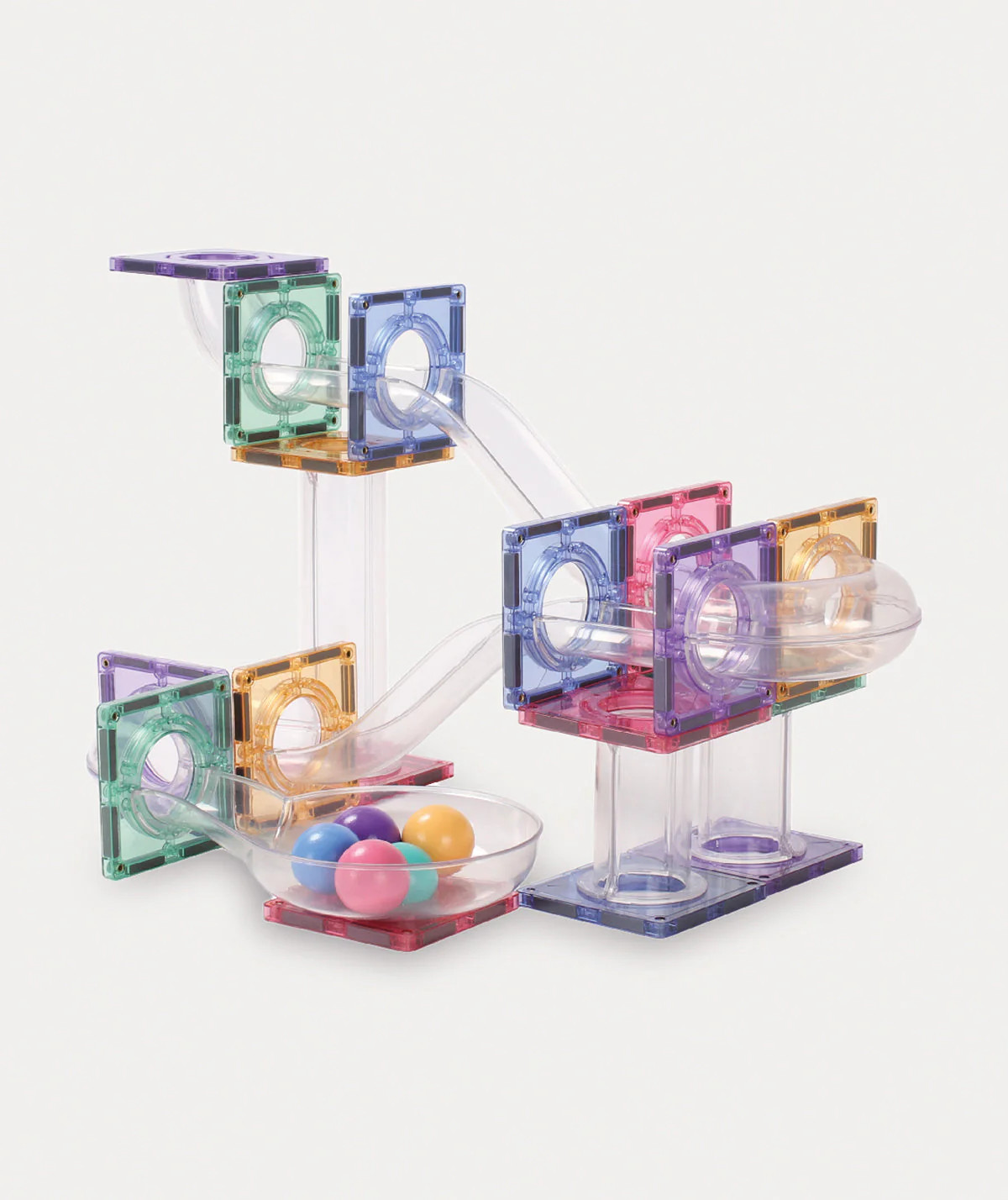 Ball Run Creative Pack Pastel 70 Pieces -  Multi | KIDLY
