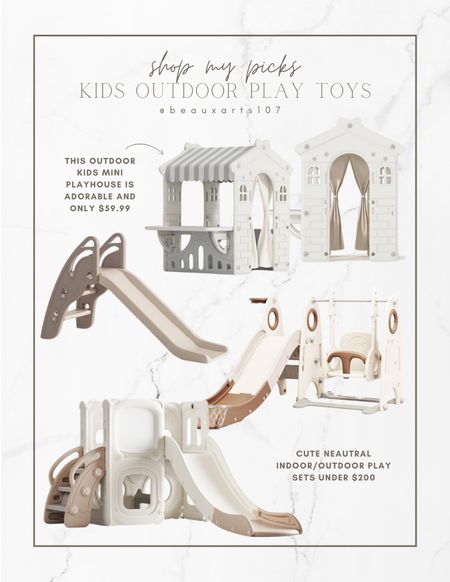 Shop these beautiful neutral kids outdoor play favs!

#LTKbaby #LTKkids #LTKhome