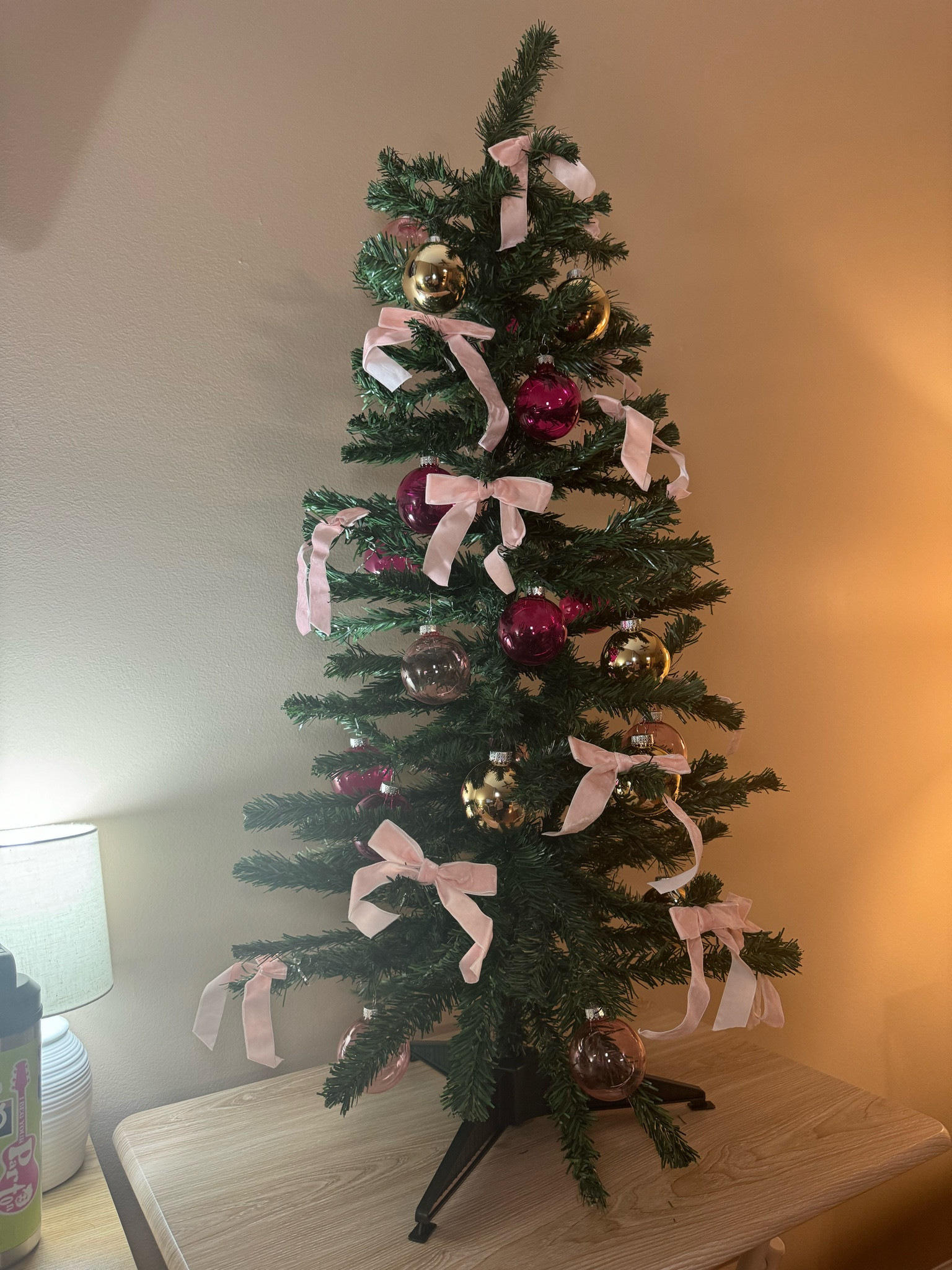 Mini Christmas tree for office, bedroom or small apartment 

#LTKFindsUnder50 #LTKHoliday #LTKSeasonal