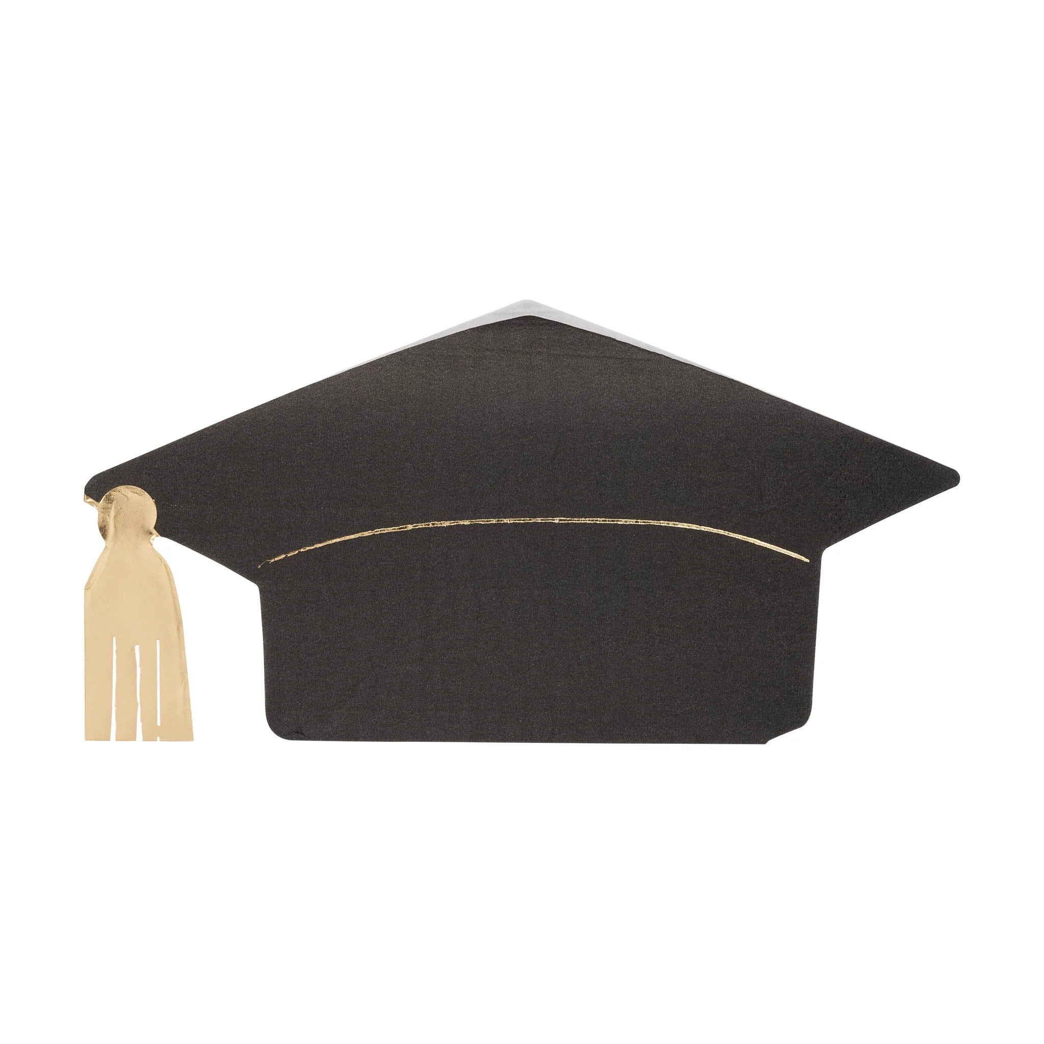Graduation Cap Shaped Paper Dinner Napkin | My Mind's Eye