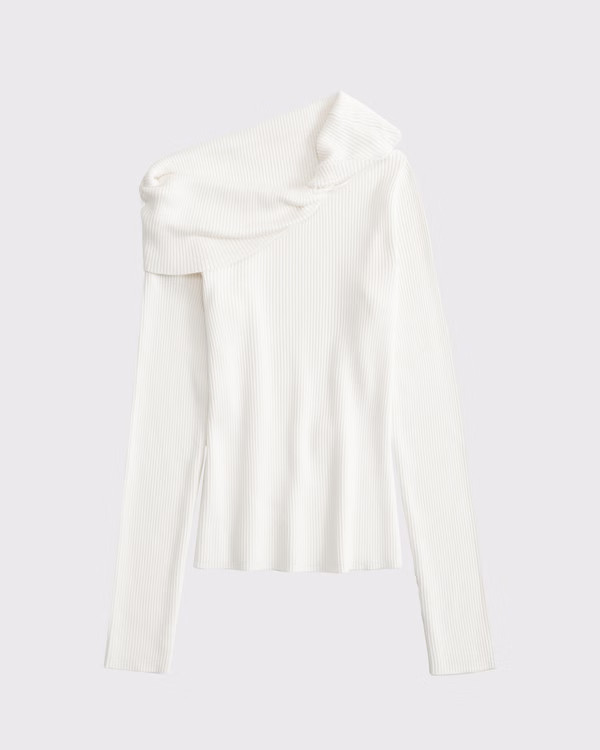 Asymmetrical Twist Sweater | Abercrombie & Fitch (US)