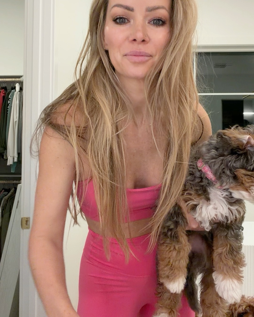 Amazon workout outfit of the day. Valentine’s Day workout outfit wearing size small in sports bra and yoga pants. My most frequently used kettlebell weight is 20 pounds. My weighted vest is 6 pounds. Linking all my at home workout equipment from Amazon.

#LTKselfcare #LTKfitnessgoals #LTKmorningroutine