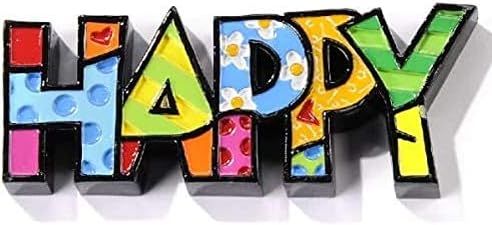 Romero Britto Miniature Happy Word | Amazon (US)