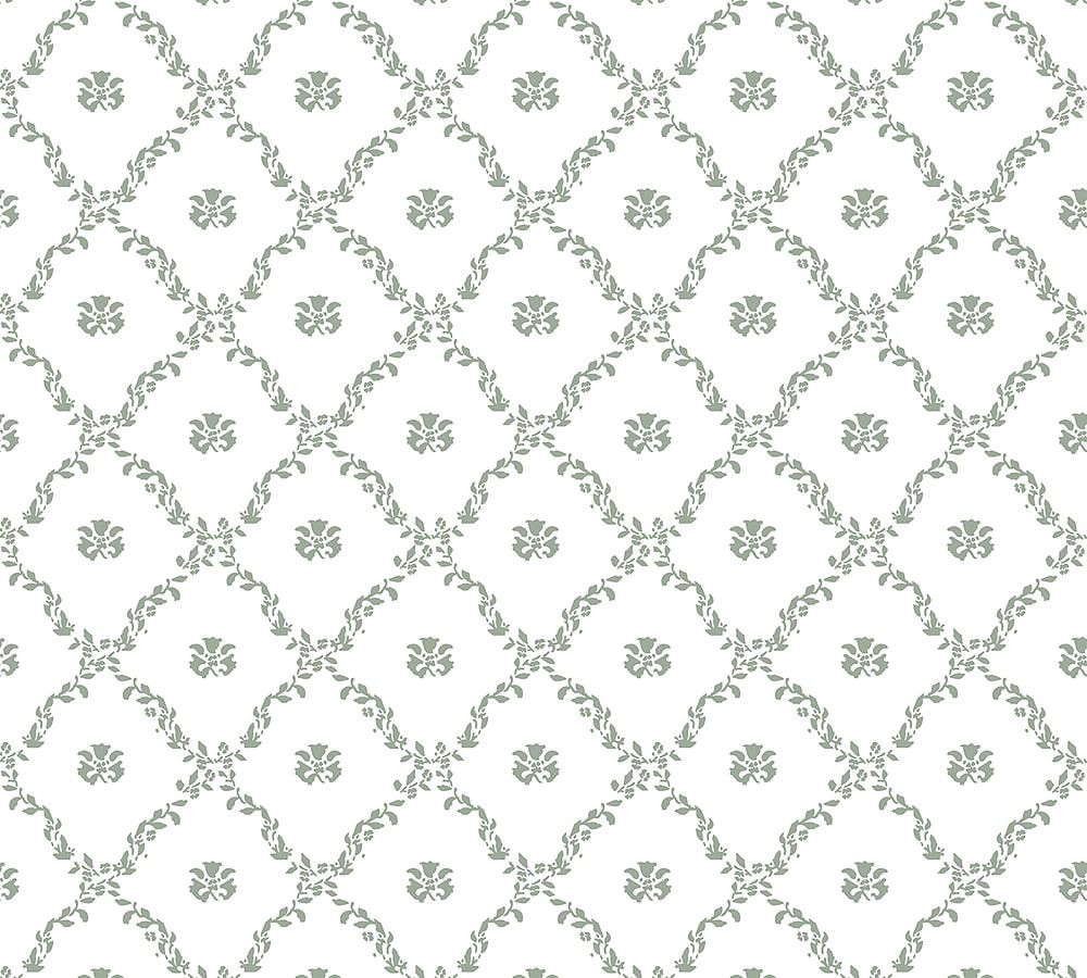 Julia Berolzheimer Poppy Crossover Wallpaper | Pottery Barn (US)