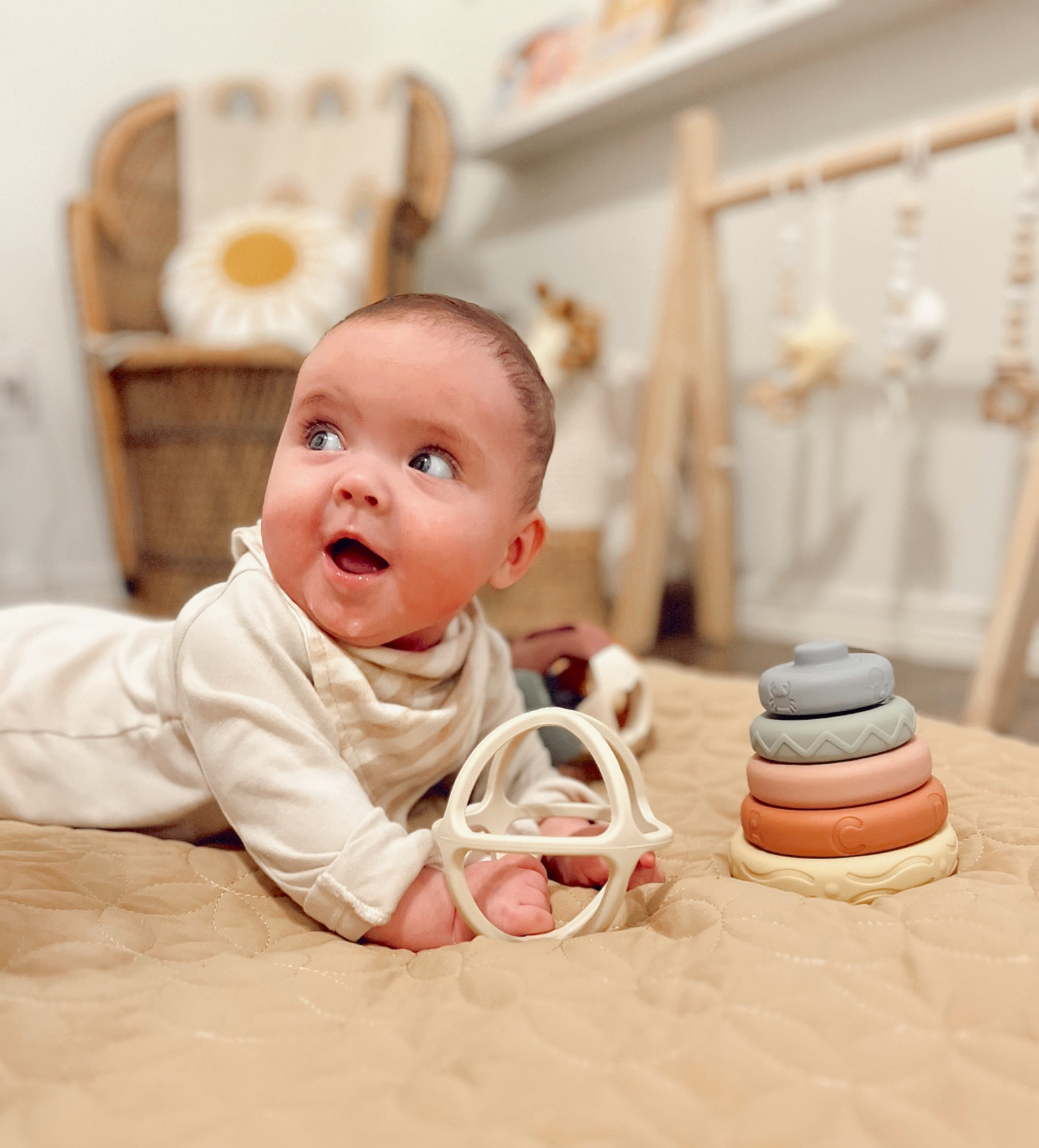 Baby toys 
Teething toys 
Amazon finds 
Beige baby onesies 
Neutral baby bibs 


#LTKunder50 #LTKbaby #LTKfamily