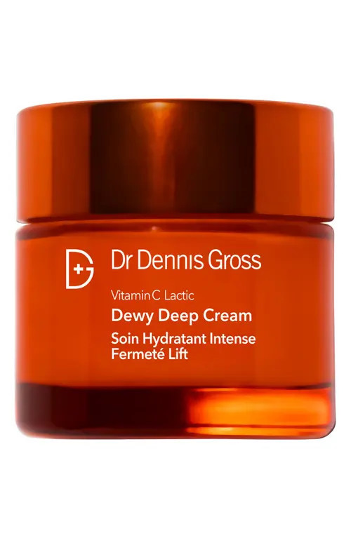 Dr. Dennis Gross Skincare Vitamin C Lactic Dewy Deep Cream at Nordstrom, Size 2 Oz | Nordstrom
