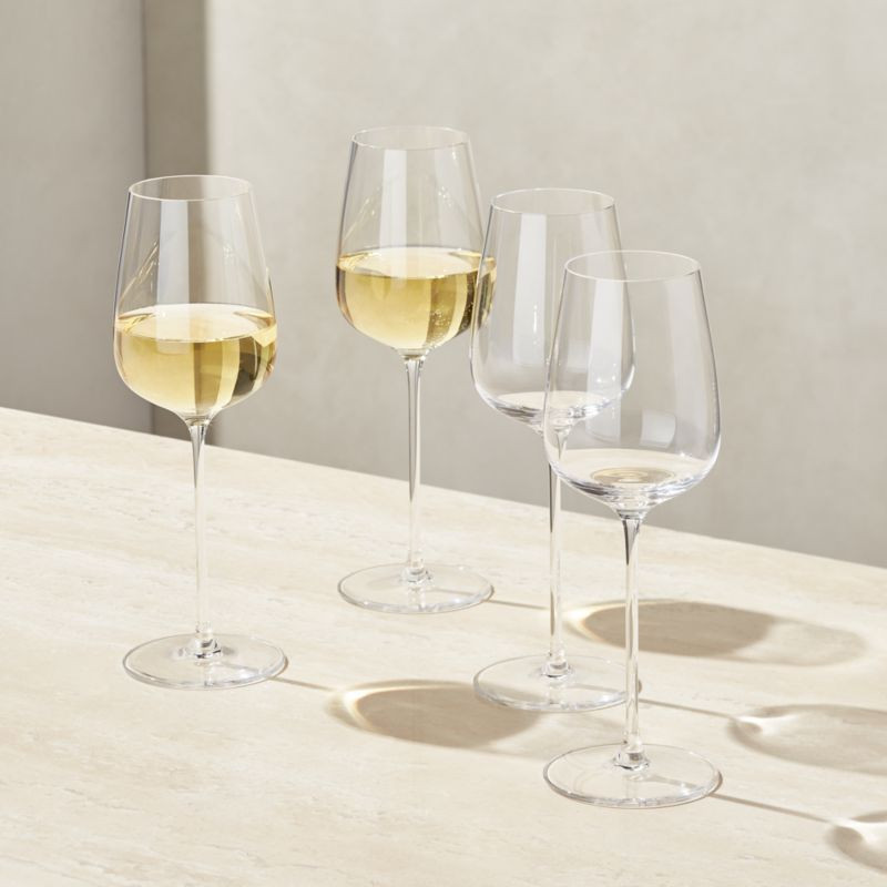 Willsberger 13-Oz. White Wine Glasses, Set of 4 + Reviews | Crate & Barrel | Crate & Barrel