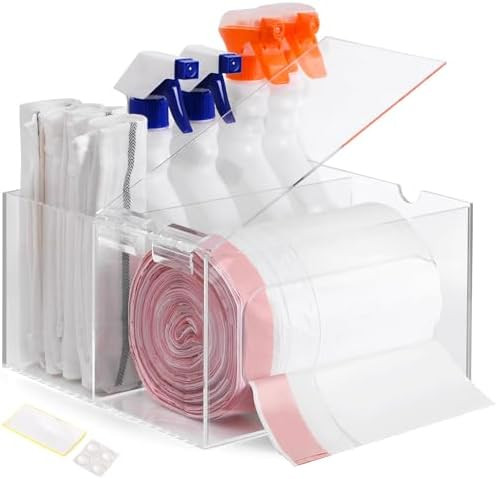Storage Standard Trash Bag Kitchen and Bathroom Organizer - Large Garbage Bag Under Sink Dispense... | Amazon (US)