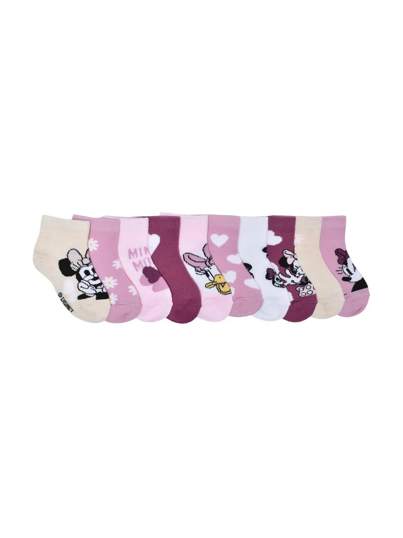 Character Toddler Ankle Socks, 10-pack, Sizes 12M- 5T | Walmart (US)