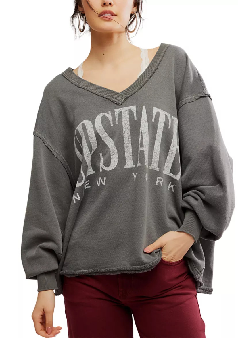 We The Free Venice V-Neck Graphic Sweatshirt | Belk