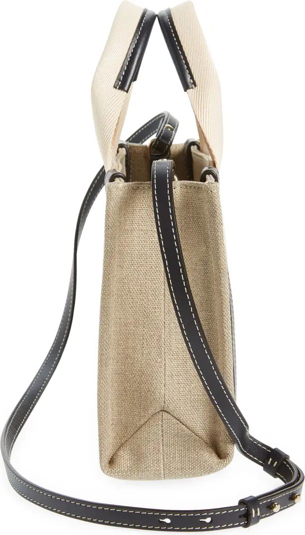 Chloé Small Woody Logo Strap Linen Tote | Nordstrom | Nordstrom