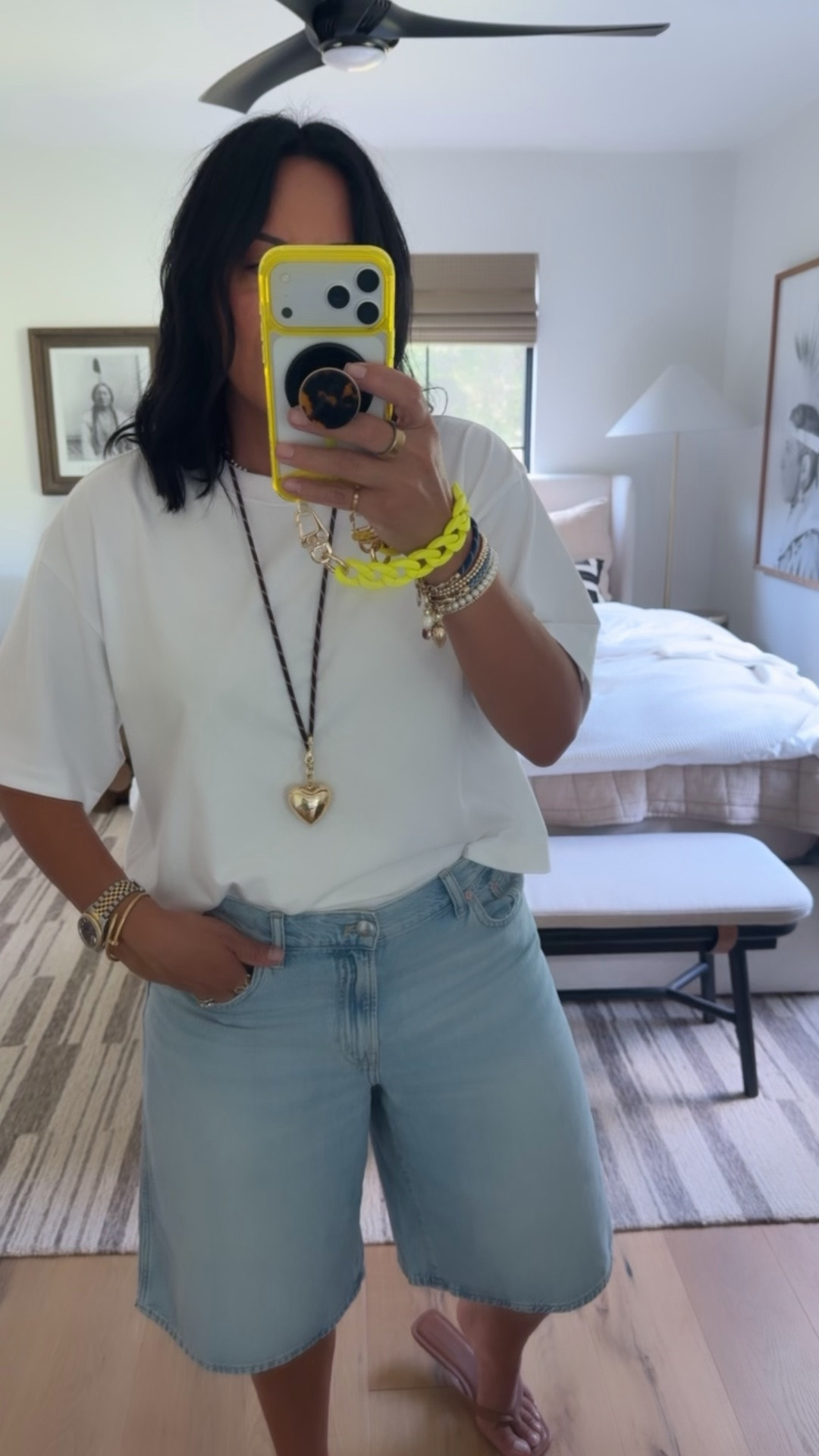 T-shirt size medium, shorts size 29 (I’m a curvy size 8) and they are the perfect loose fit without looking sloppy

#LTKSaleAlert #LTKMidsize #LTKOver40