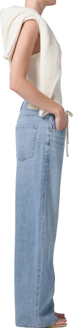 Brynn Wide Leg Organic Cotton Trouser Jeans | Nordstrom