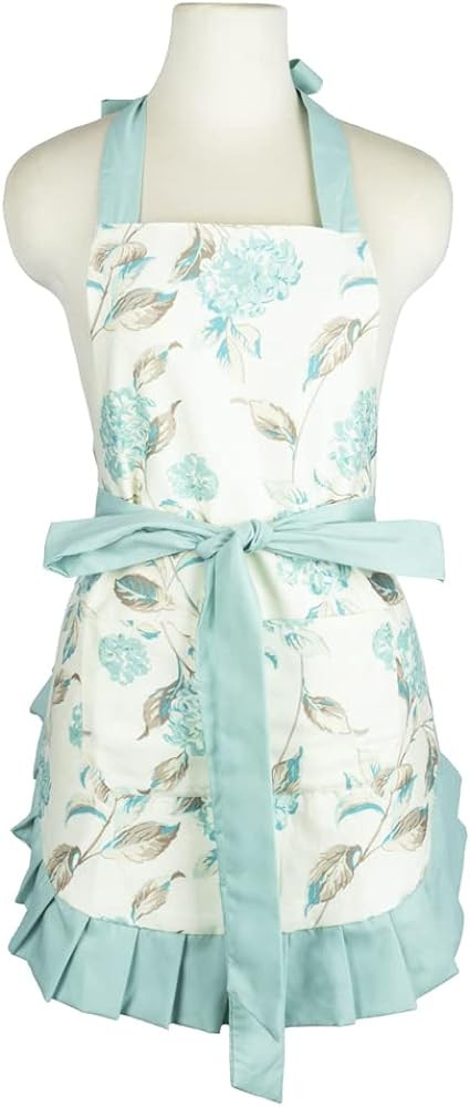 NEOVIVA Kitchen Aprons for Women with Pockets, Cooking Aprons for Women, Floral Cotton Aprons for... | Amazon (US)