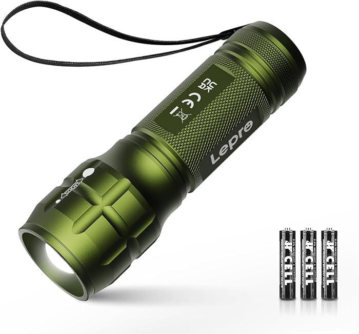 Lighting EVER LED Flashlights High Lumens, Small Flashlight, Waterproof, Adjustable Focus Flash L... | Amazon (US)