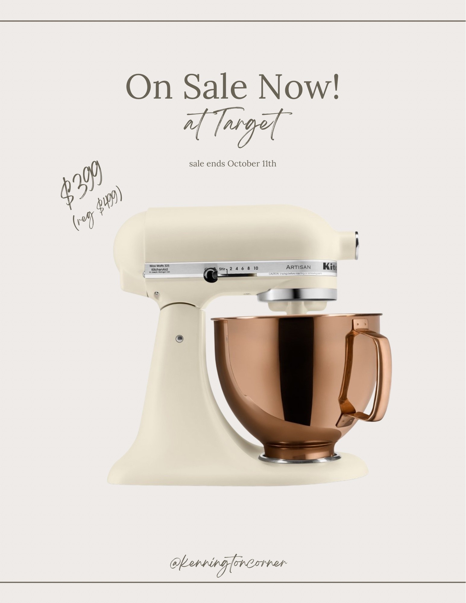 Cordless! On sale now! Just in time for baking season! I was literally just looking at pumpkin coffee cake recipes 🤭

#LTKSeasonal #LTKSaleAlert #LTKHome