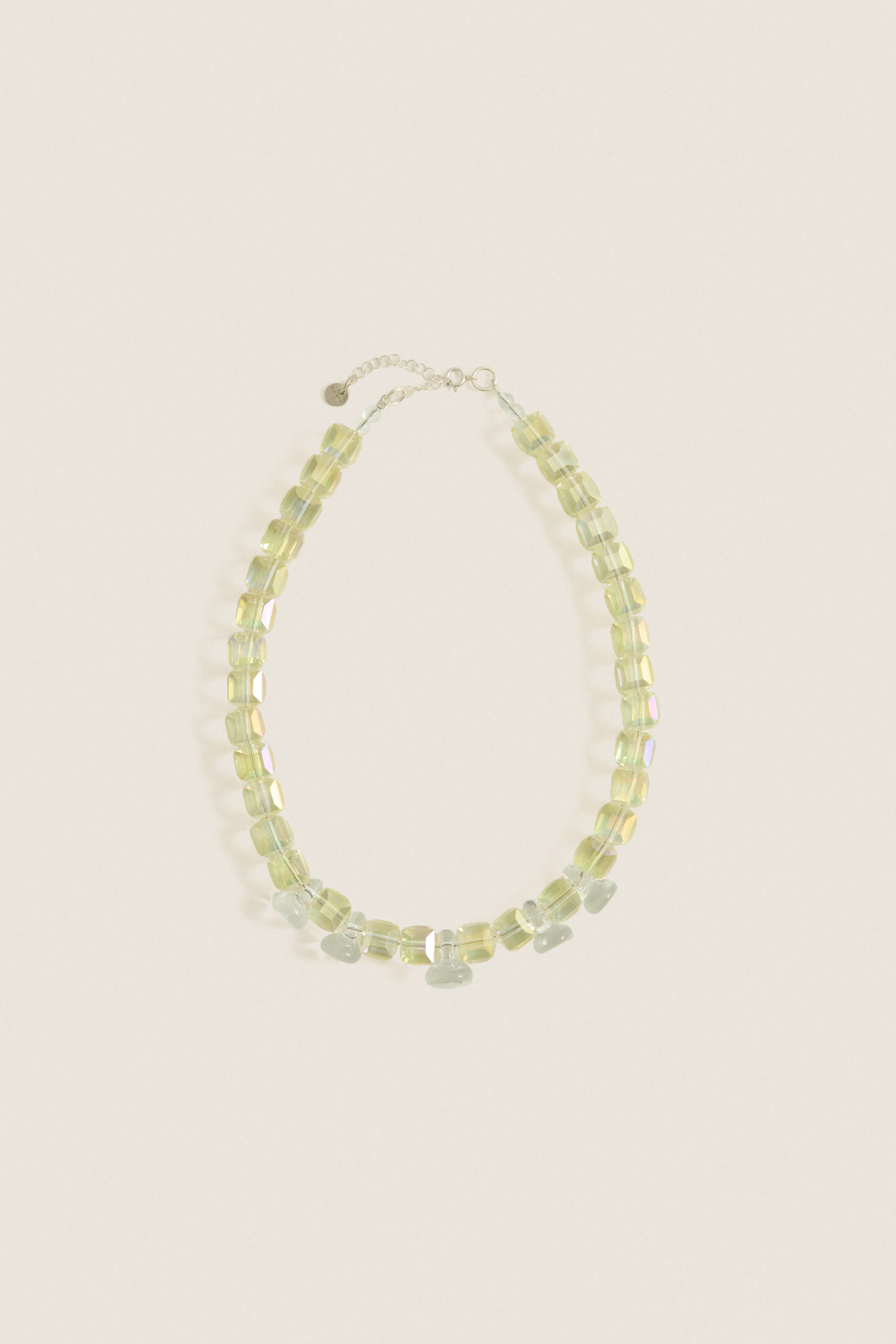 Clear and Light Yellow Glass Skadi Necklace | Tuckernuck (US)