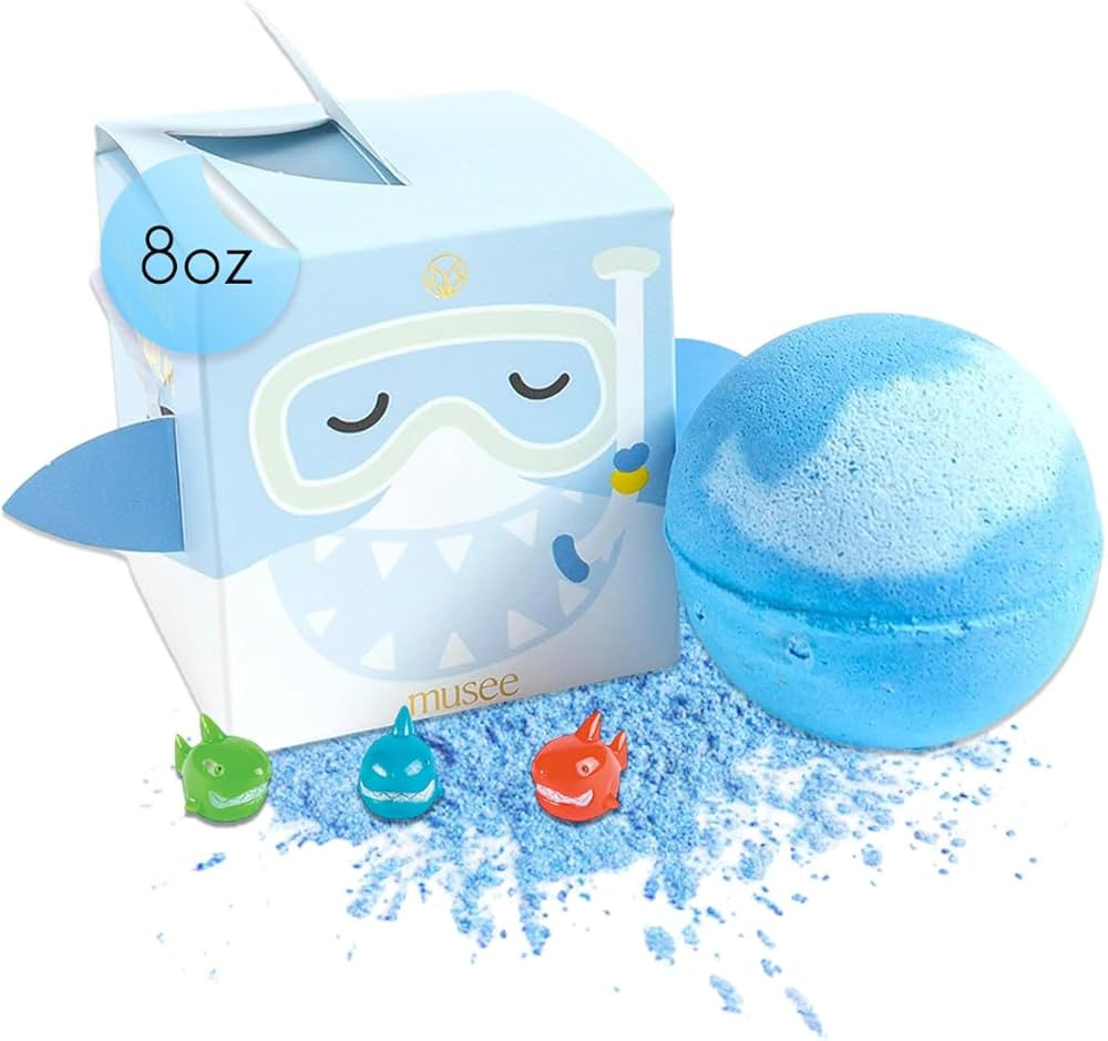 Musee Baby Shark 8oz Bath Bomb | Relaxing Aromatherapy Bath Bombs | Gifts for Women,Teens, Kids &... | Amazon (US)