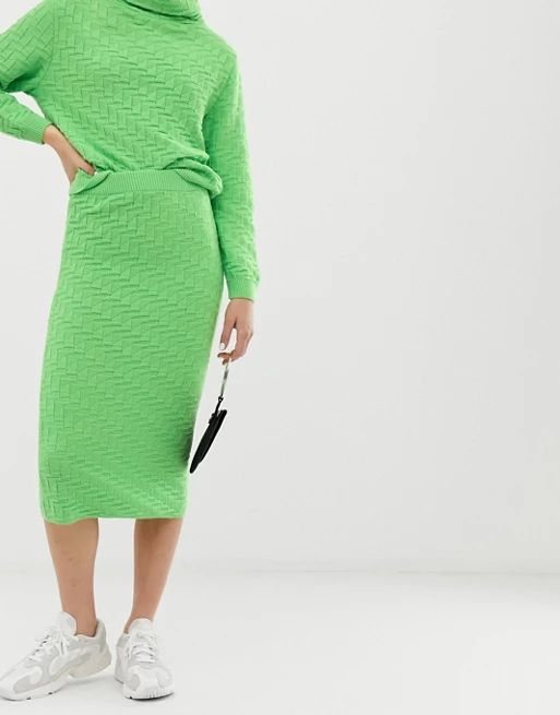 ASOS DESIGN two-piece textured midi skirt | ASOS US