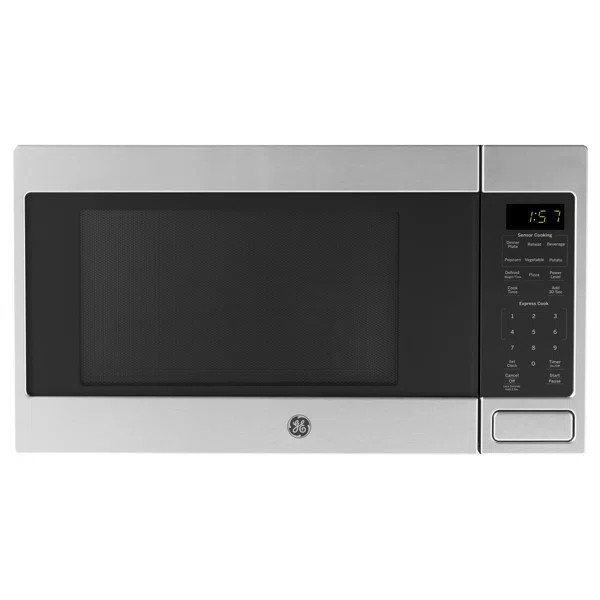 GE Appliances 21.75'' 1.6 Cubic Feet cu. ft. Countertop Microwave with Sensor Cooking | Wayfair North America
