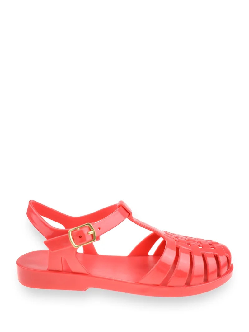 Wonder Nation Girls Jelly Sandals | Walmart (US)